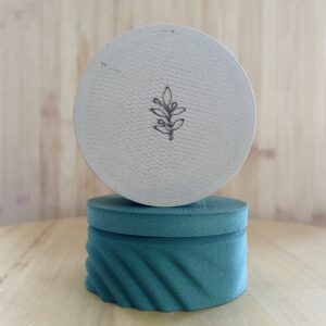 Eco Travel Case van maiszetmeel en houtpoeder in beige – duurzaam plasticvrij zeepdoosje